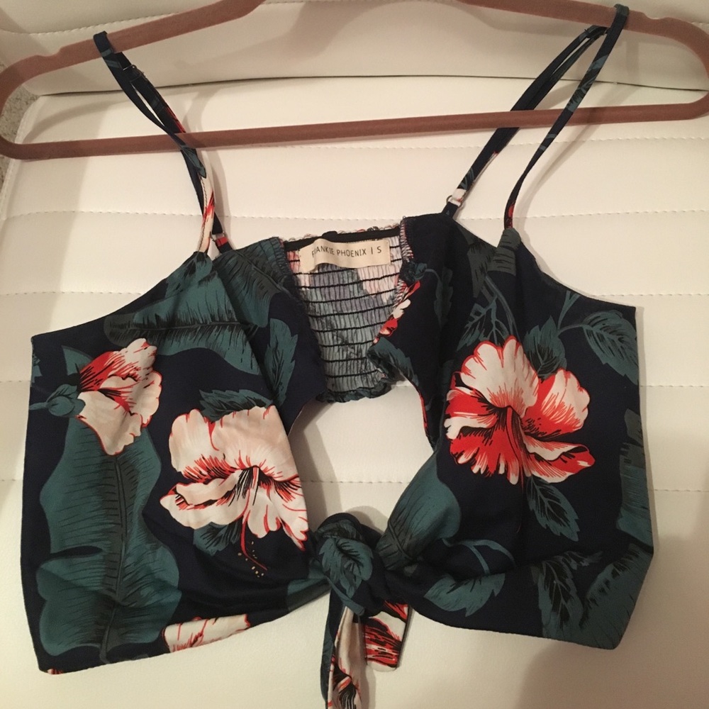 Frankie Phoenix tropical tie top